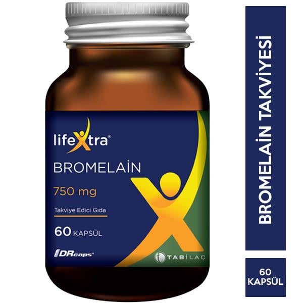 Lifextra Bromelain 750mg 60 Kapsül