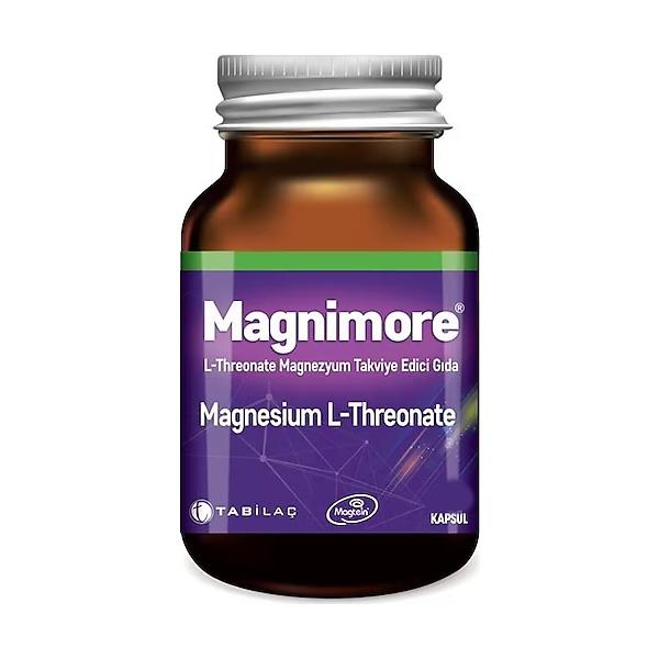 Magnimore Magnesium L Threonate 60 Kapsül Magnezyum Takviyesi
