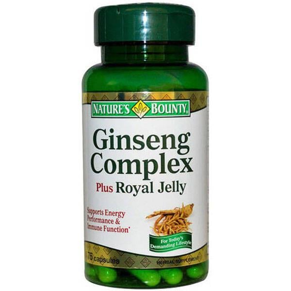 Nature's Bounty Ginseng Complex Plus Royal Jelly 75 Kapsül
