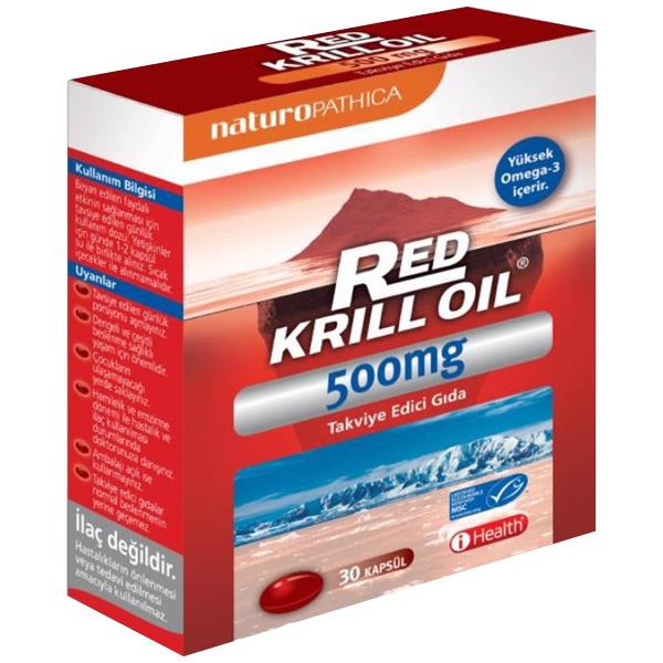 Naturopathica Red Krill Oil 500 mg 30 Kapsül