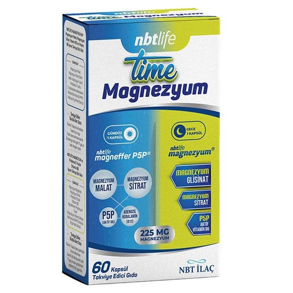 Nbt Life Time Magnezyum 60 Kapsül