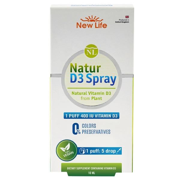 New Life Natur D3 Spray 400 IU 10 ml
