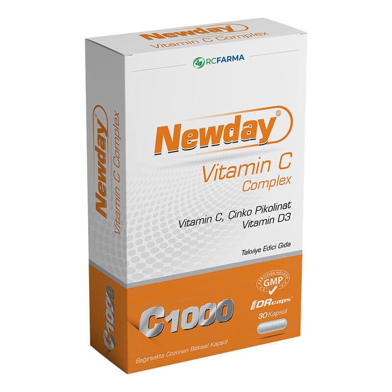 Newday Vitamin C Complex 30 Kapsül