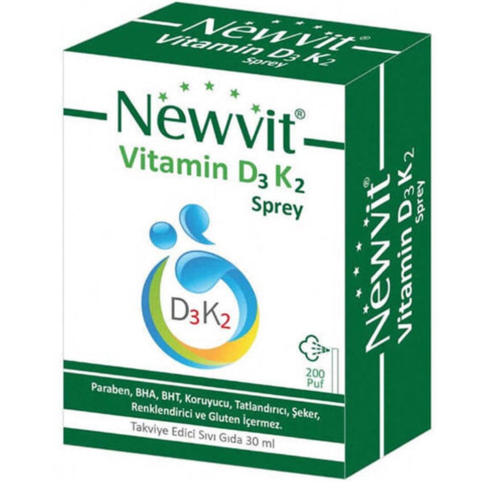 Newvit Vitamin D3K2 Sprey 30 ML