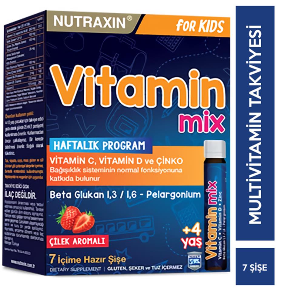 Nutraxin Vitamin Mix For Kids 7x25 ml