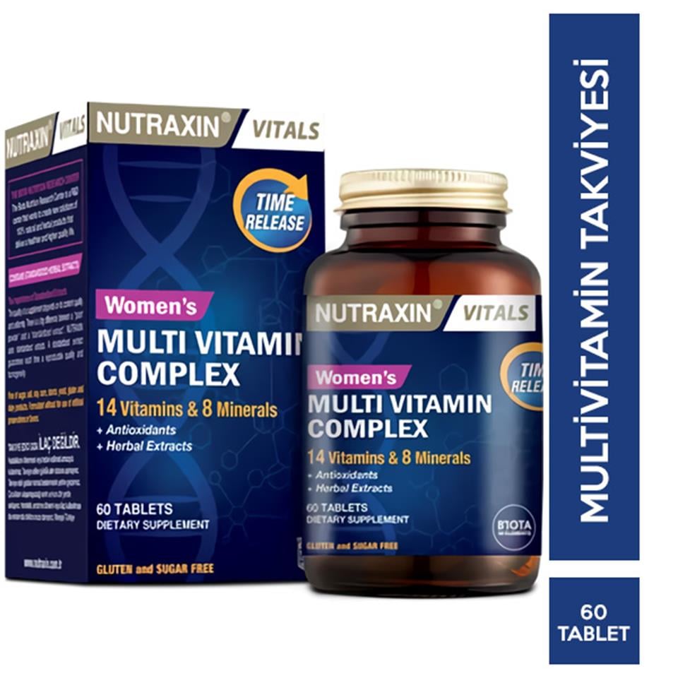 Nutraxin Women's Multi Vitamin Complex 60 Tablet