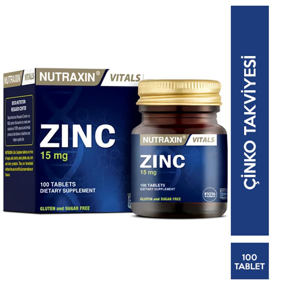 Nutraxin Zinc 15 mg 100 Tablet