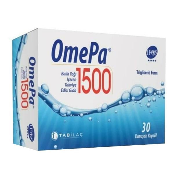 Omepa 1500 Mg 30 Yumusak Kapsül Balık Yağı
