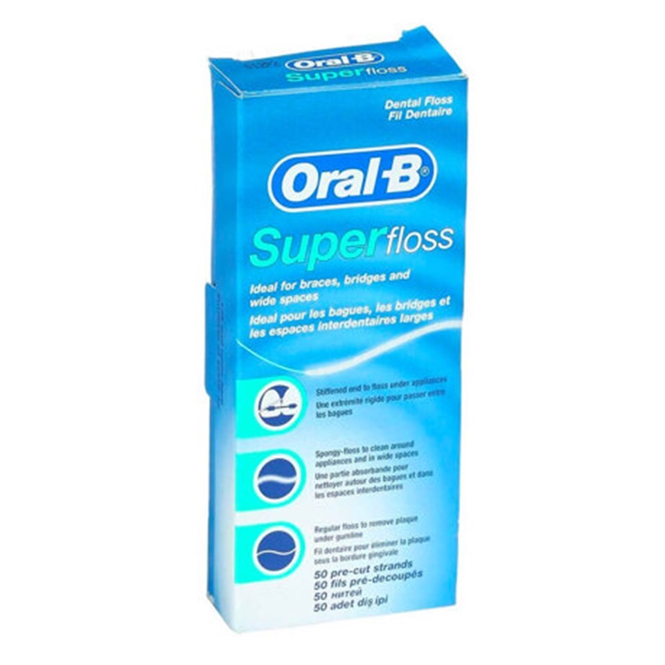 Oral-B Diş İpi Super Floss 50 Adet