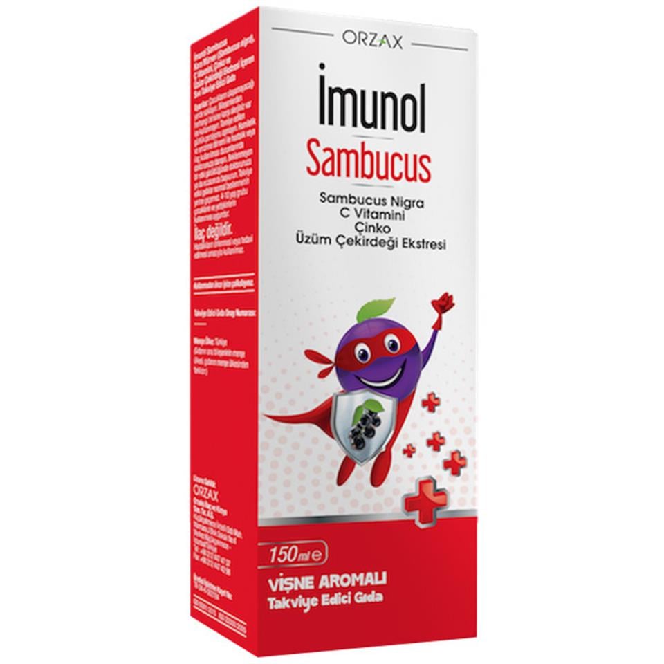 Orzax İmunol Sambucus Şurup 150 ML