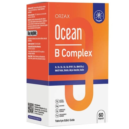 Orzax Ocean B Complex 60 Kapsül