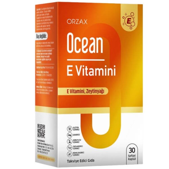 Orzax Ocean E Vitamini 30 Softjel Kapsül