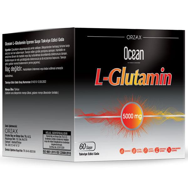 Orzax Ocean L Glutamin 5000 mg 60 Saşe