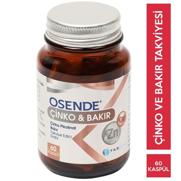 Osende Çinko Bakır 60 Kapsül