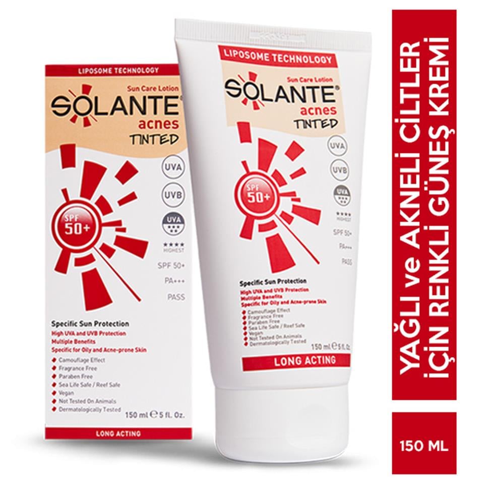 Solante Acnes Tinted SPF50 150 ml