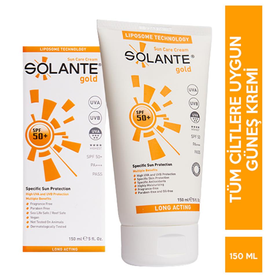 Solante Gold Güneş Koruyucu Krem SPF50+ 150 ml