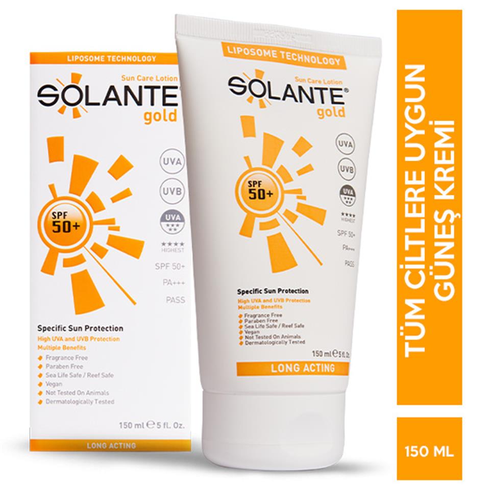 Solante Gold Losyon Spf 50 150 ML Güneş Koruyucu Losyon