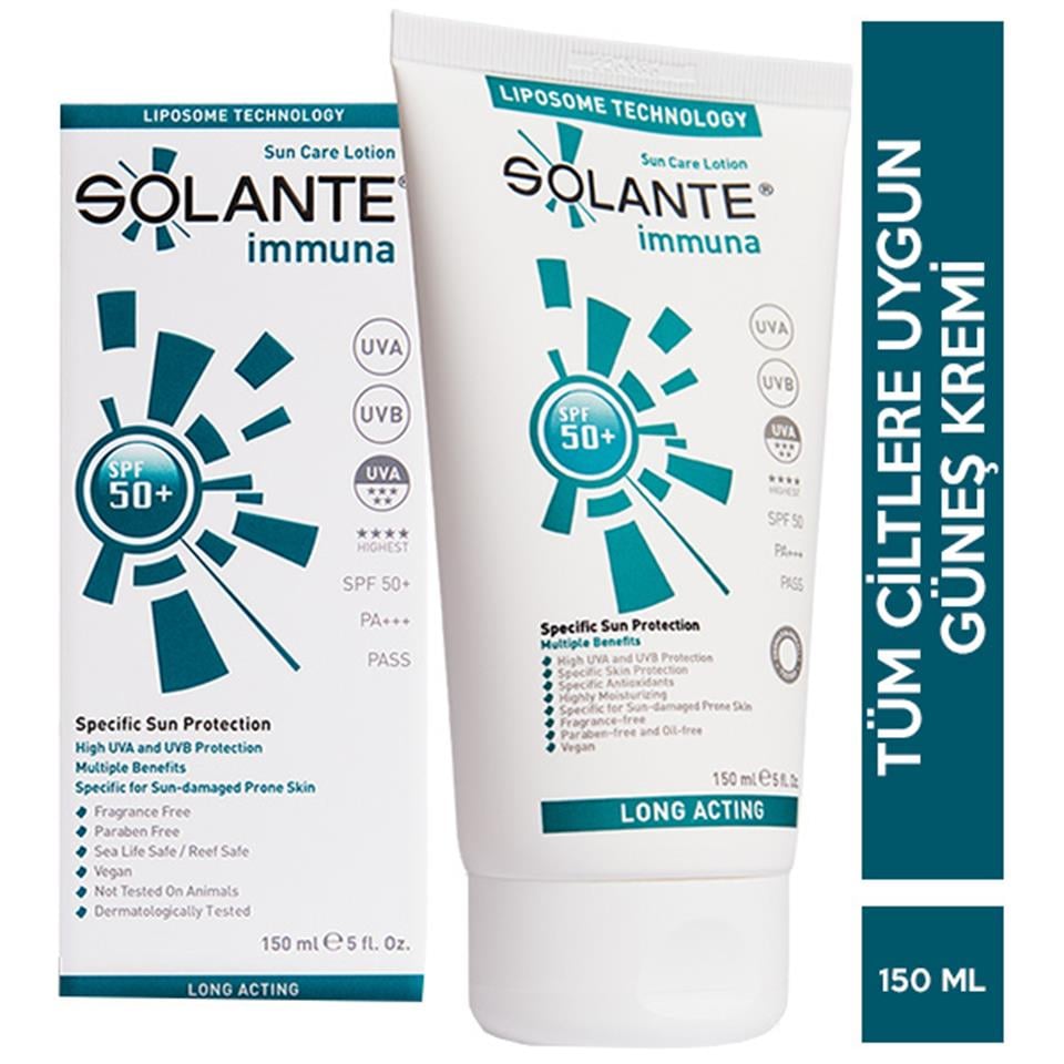 Solante Immuna Spf 50 150 ML Güneş Kremi