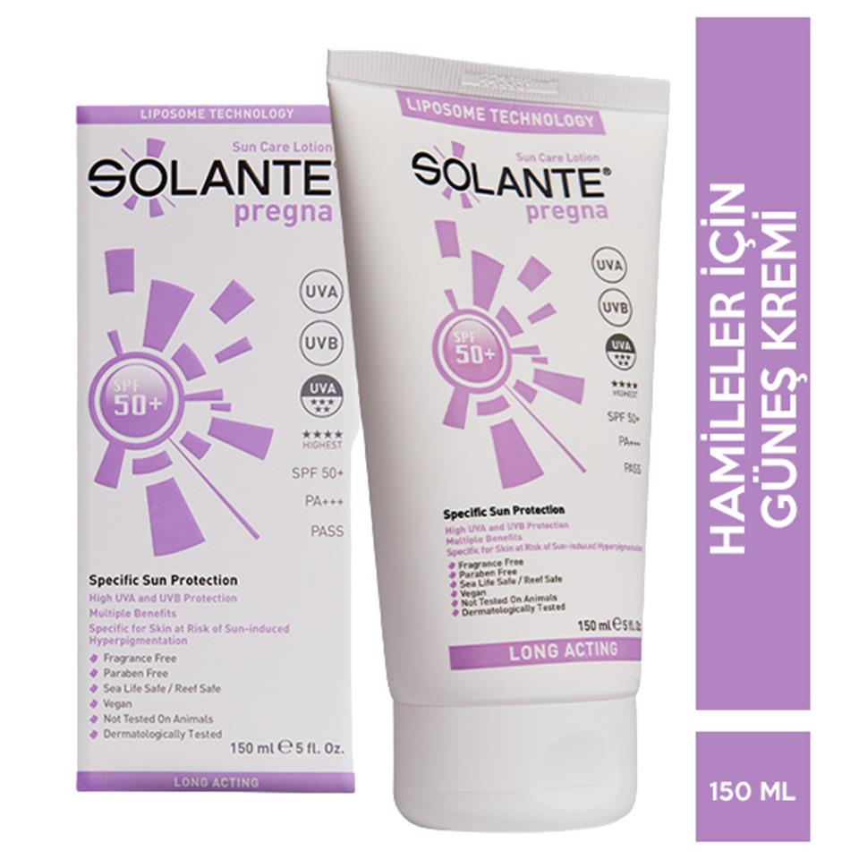 Solante Pregna Hamilelere Özel Güneş Losyonu SPF50 150 ml