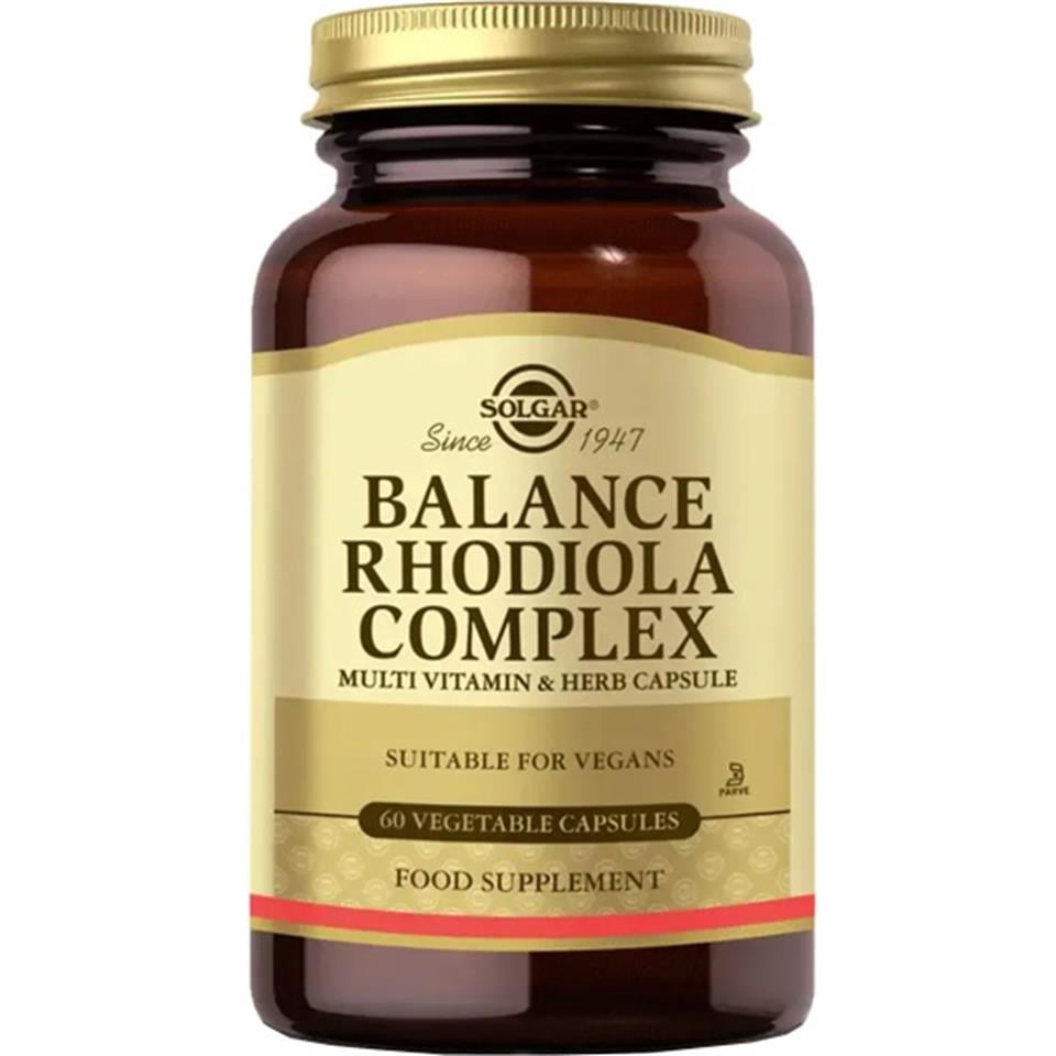 Solgar Balance Rhodiola Complex 60 Kapsül