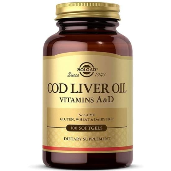 Solgar Cod Liver Oil 100 Yumuşak Kapsül
