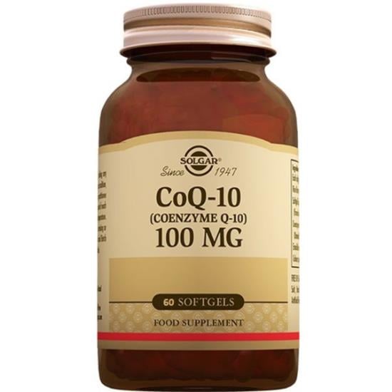 Solgar Coenzyme Q10 100 mg 60 Kapsül Koenzim Q10 Takviyesi
