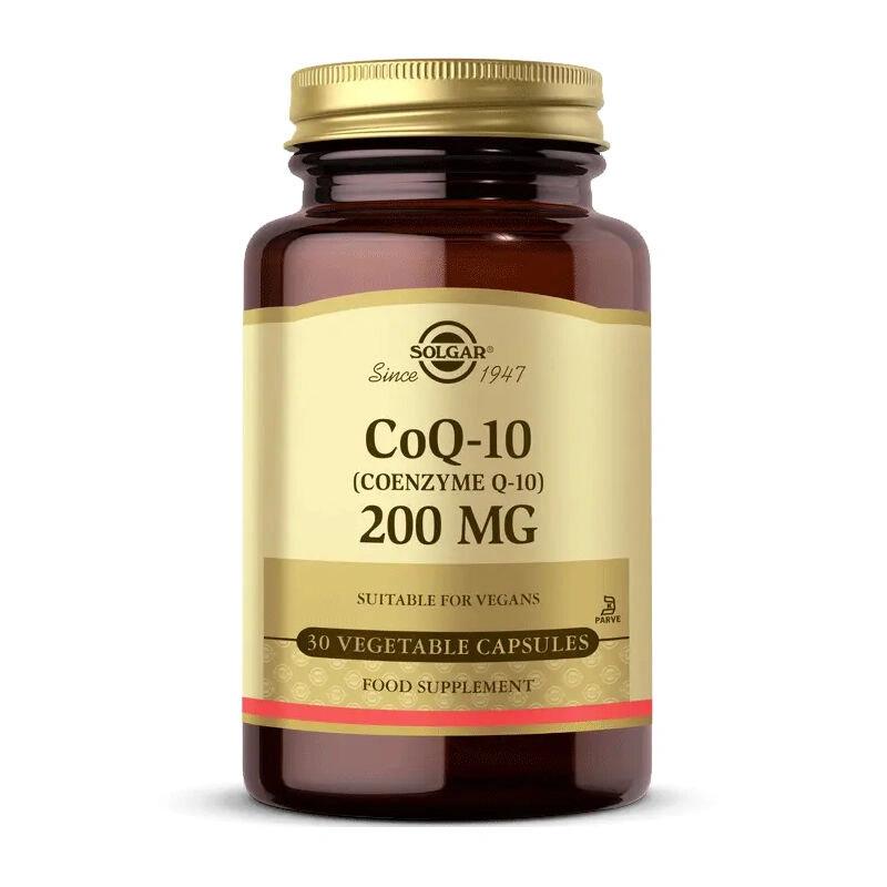 Solgar Coenzyme Q10 200 mg 30 Kapsül Koenzim Q10 Takviyesi