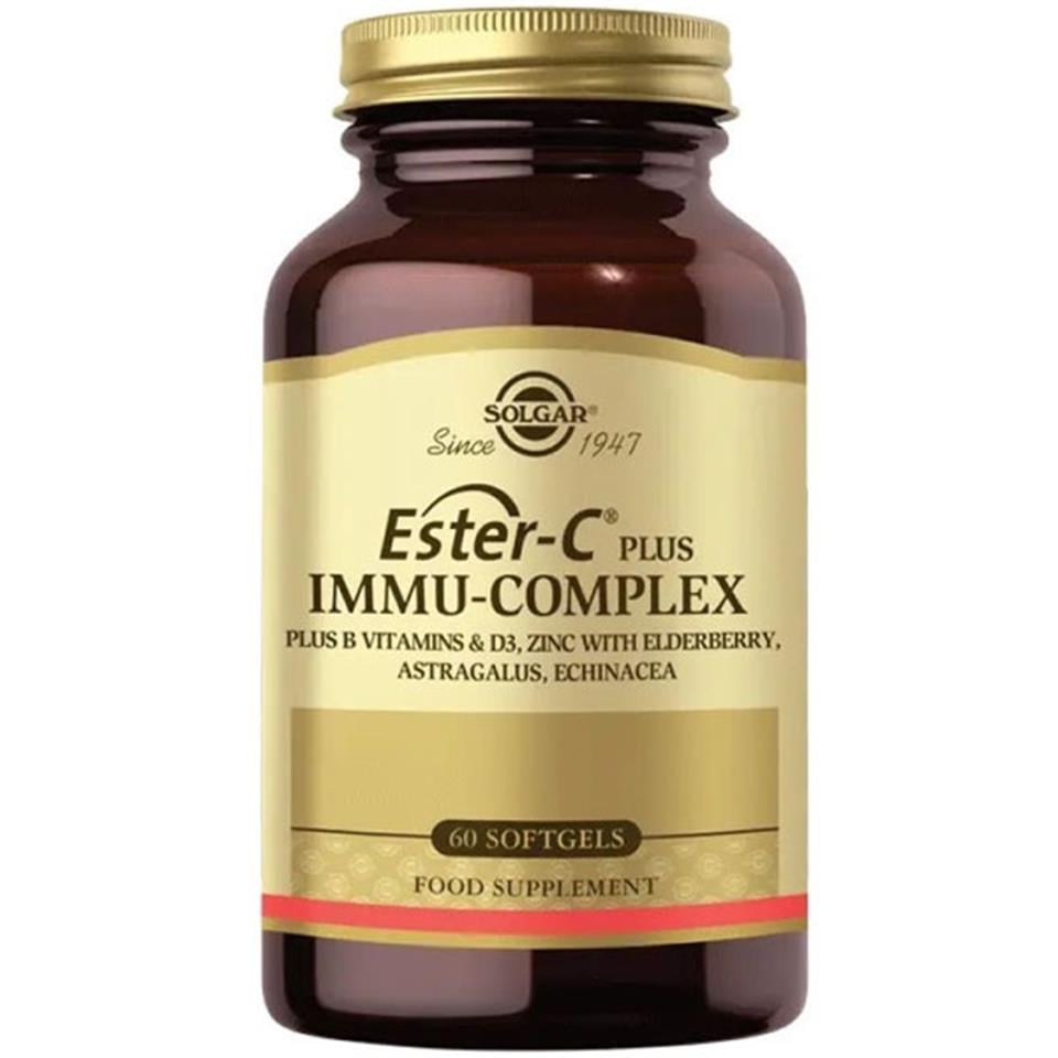 Solgar Ester C Plus Immu-Complex 60 Yumuşak Kapsül