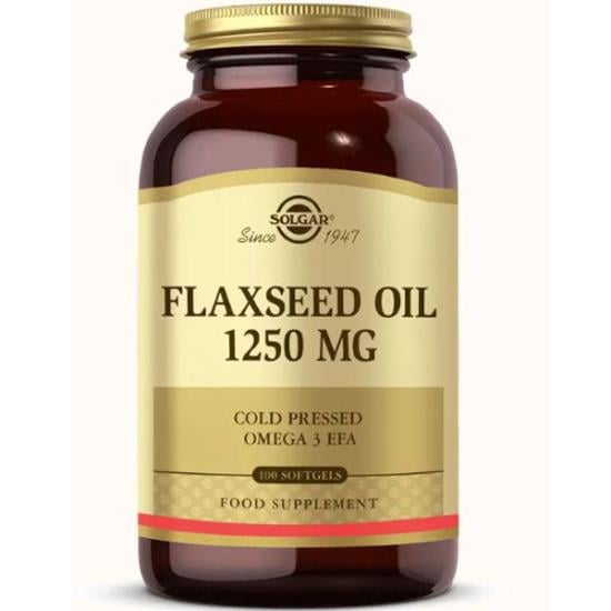 Solgar Flaxseed Oil 1250 Mg 100 Softjel