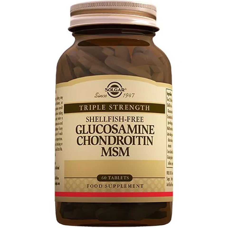 Solgar Glucosamine Chondroitin MSM 60 Tablet