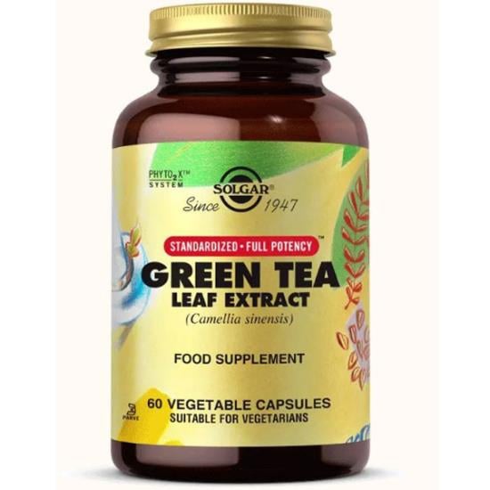 Solgar Green Tea Leaf Extract 60 Kapsül