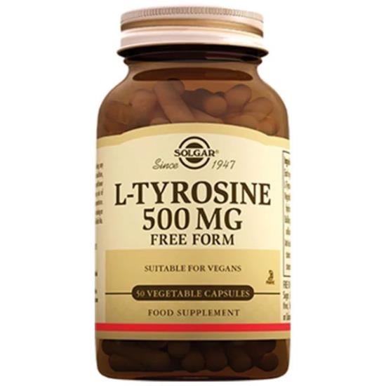 Solgar L-Tyrosine 500 Mg 50 Kapsül