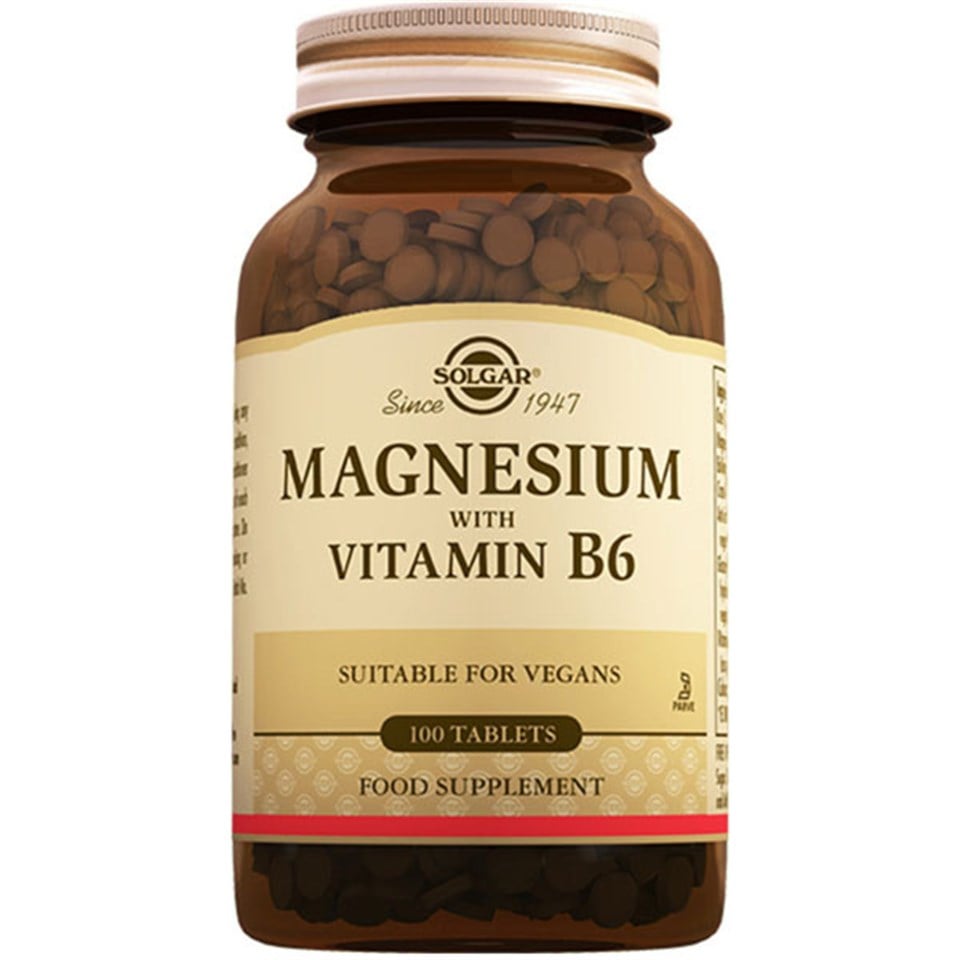 Solgar Magnesium with Vitamin B6 100 Tablet