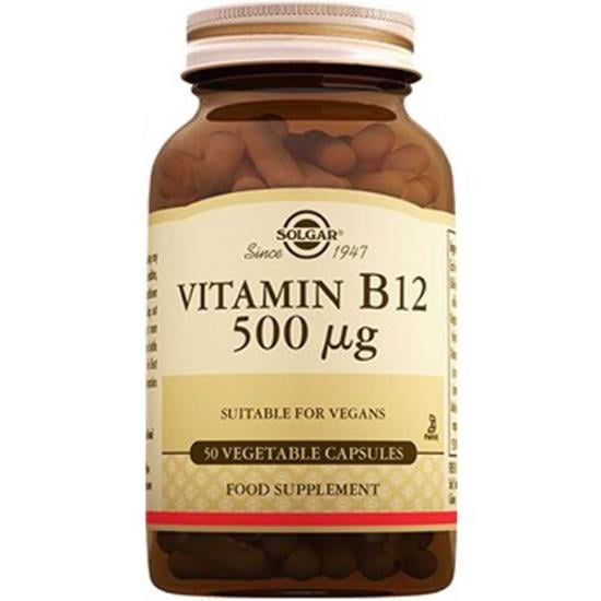 Solgar Vitamin B12 500 Mcg 50 Tablet