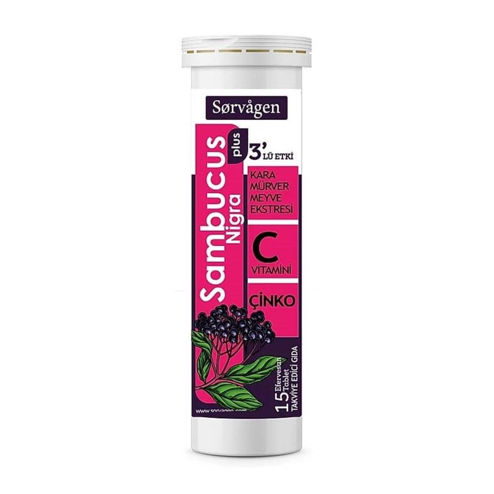Sorvagen Sambucus Nigra Plus 15 Efervesan Tablet