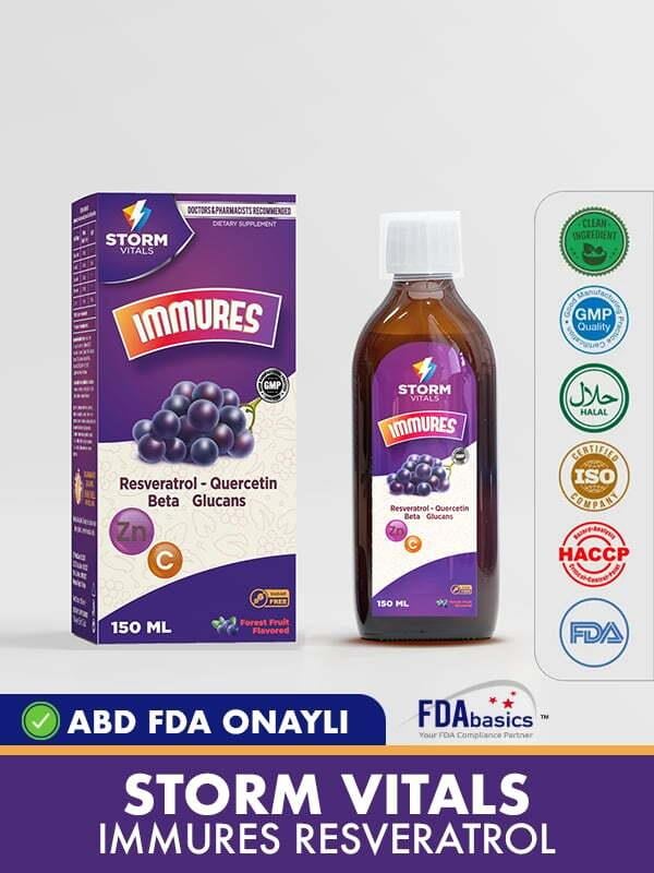 Storm Vitals Immures Resveratrol 150 ml Sıvı