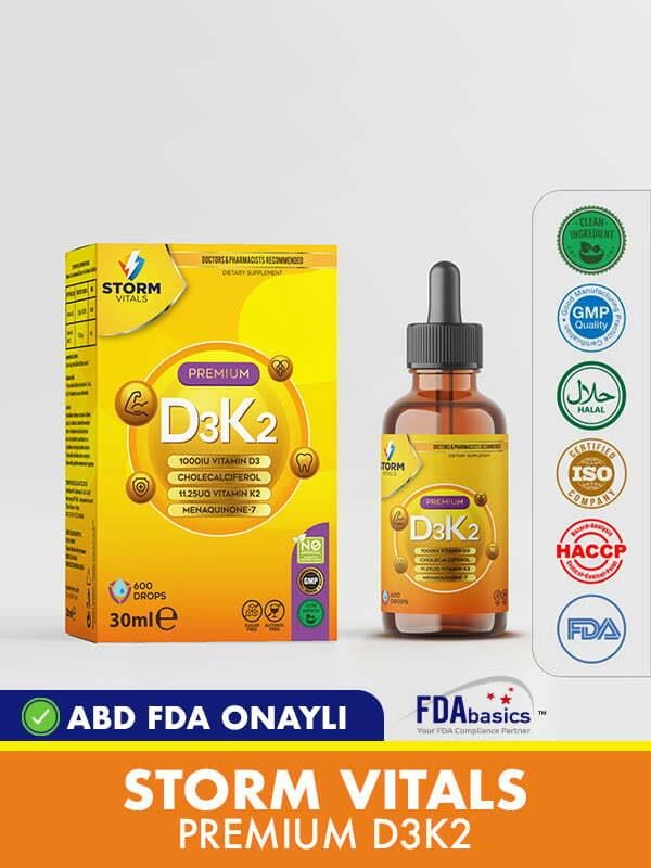 Storm Vitals Premium D3K2 30ml