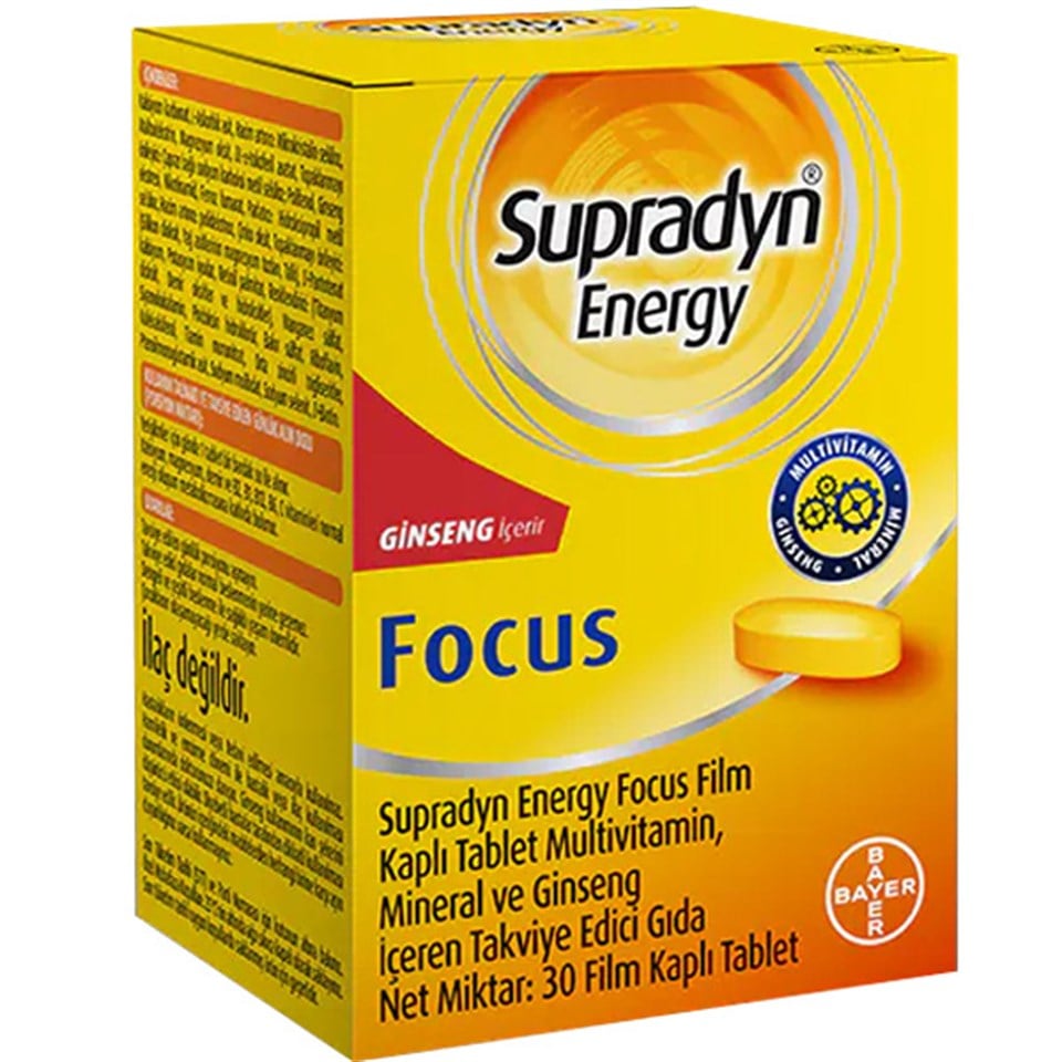 Supradyn Energy Focus 30 Tablet