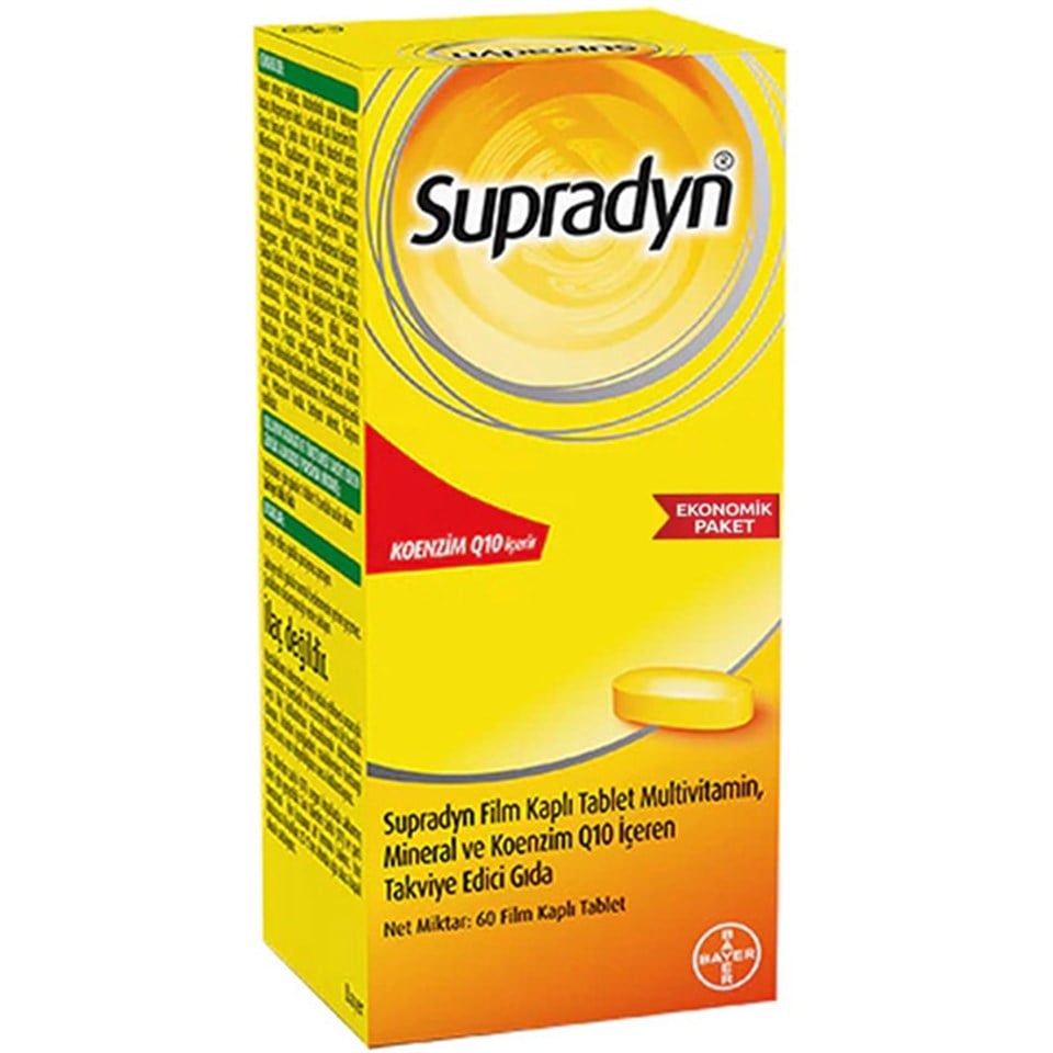 Supradyn Koenzim Q10 60 Film Kaplı Tablet