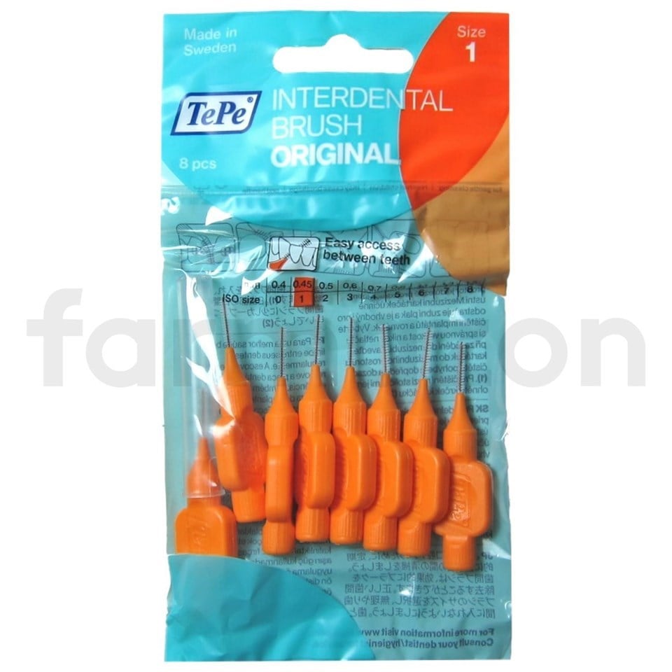 Tepe Arayüz Fırçası Turuncu 0,45 Mm 8 Adet