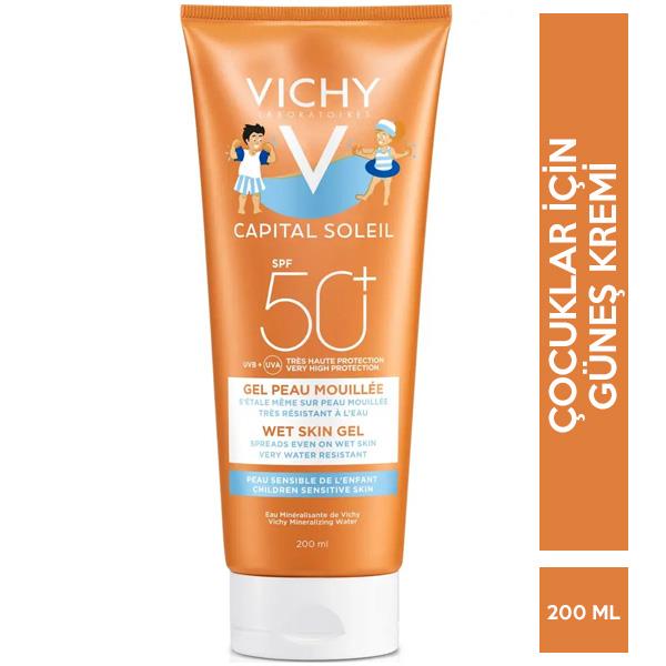 Vichy Capital Soleil Wet Skin Gel For Kids Spf 50 200 ML
