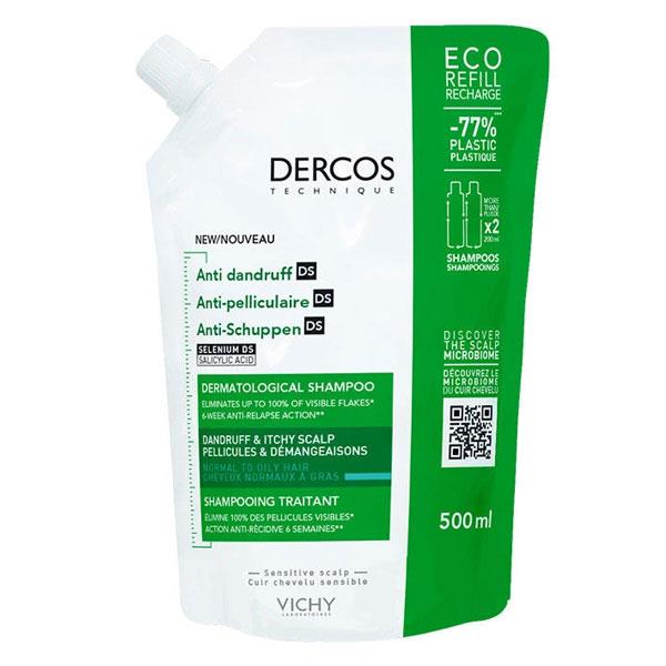 Vichy Dercos Anti Dandruff Kepek Karşıtı Şampuan 500 ml Normal ve Yağlı Saçlar