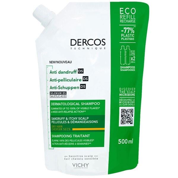 Vichy Dercos Anti Dandruff Kepek Karşıtı Şampuan 500 ml Kuru Saçlar
