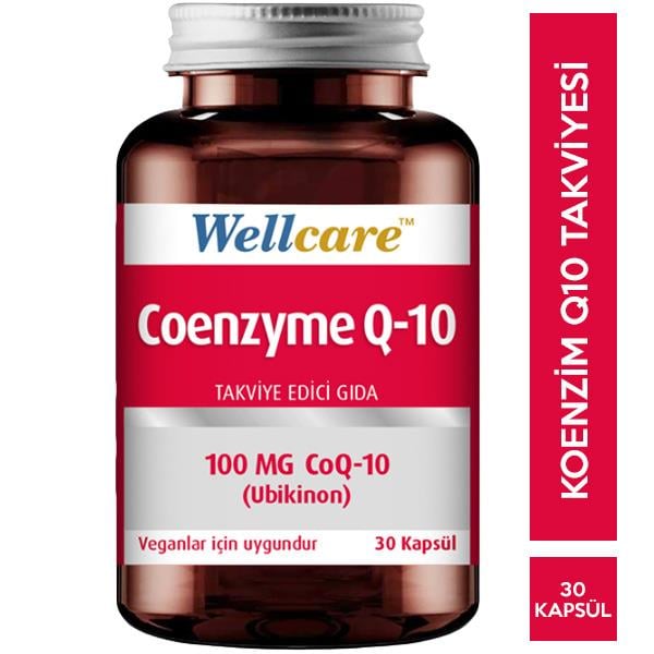 Wellcare Coenzyme Q10 100 mg 30 Kapsül