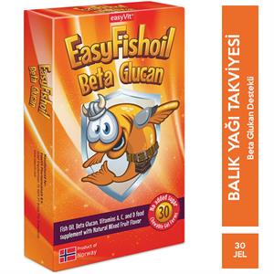 Easy Fish Oil Beta Glucan 30 Çiğnenebilir Jel Form