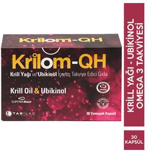 Krilom QH Krill Oil ve Ubikinol 30 Yumuşak Kapsül