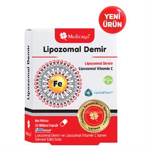 Medicago Lipozomal Iron 30 Kapsül Demir Takviyesi