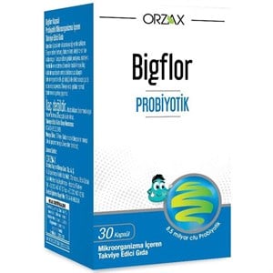 Orzax Bigflor Probiyotik 30 Kapsül