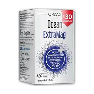 Orzax Ocean Extramag 120 Tablet Magnezyum Takviyesi