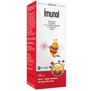 Orzax Ocean İmunol Şurup 150 ml Ballı Çilek Aromalı
